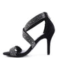 Women's QUEEN BEE Rhinestone High Heeled Sandal