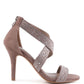 Women's QUEEN BEE Rhinestone High Heeled Sandal