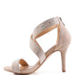 Women's QUEEN BEE Rhinestone High Heeled Sandal