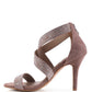 Women's QUEEN BEE Rhinestone High Heeled Sandal