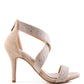 Women's QUEEN BEE Rhinestone High Heeled Sandal