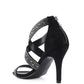 Women's QUEEN BEE Rhinestone High Heeled Sandal