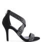 Women's QUEEN BEE Rhinestone High Heeled Sandal