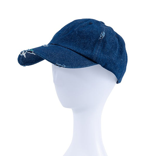 Women's Denim Jean Baseball Cap