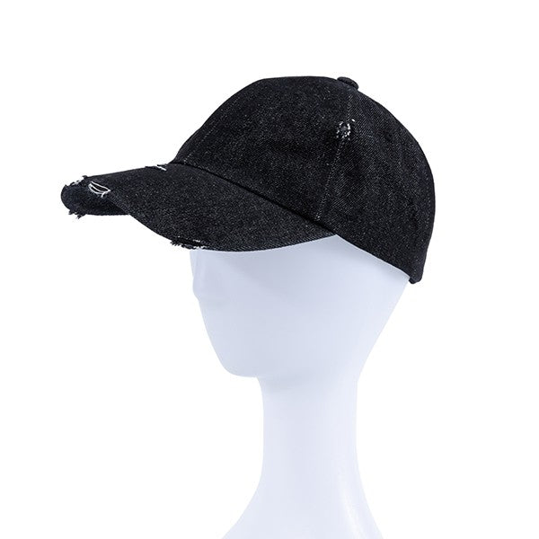 Women's Denim Jean Baseball Cap