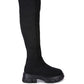 Women's LORO Stretch Knit Knee High Boots