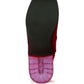 Women's RUMPLE Velvet Over The Knee Clear Heel Boots