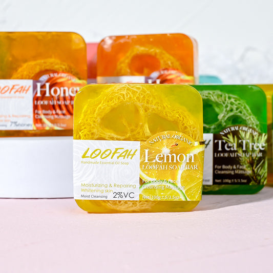 Transparent Handmade Plant Essential Oil Soap