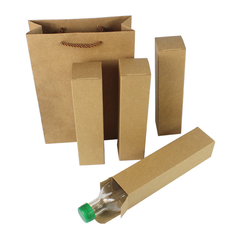 Kraft paper packaging box edible oil gift box