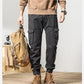 American Velvet Padded Casual Pants Ankle-tied Fashion Brand Cargo Pants
