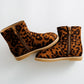 Girl's Leopard Zip Boots Kids to Tween