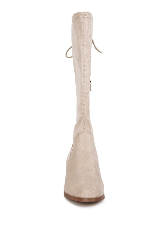 Women's Francesca Tassels Detail Short Heel Calf Boot
