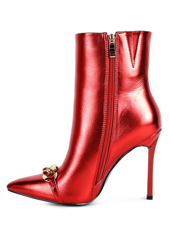 Women's Firefly Hologram Stiletto Ankle Boots