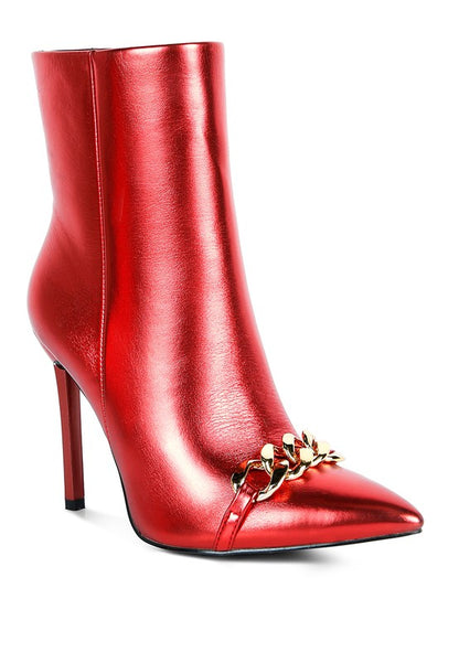 Women's Firefly Hologram Stiletto Ankle Boots
