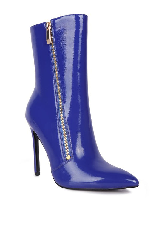 Women's Mania Patent Pu High Heeled Ankle Boot