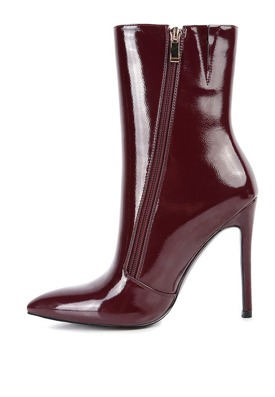 Women's Mania Patent Pu High Heeled Ankle Boot
