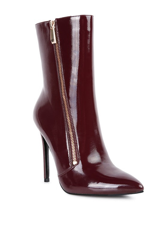 Women's Mania Patent Pu High Heeled Ankle Boot
