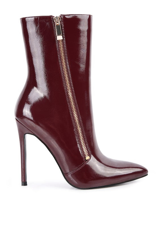 Women's Mania Patent Pu High Heeled Ankle Boot