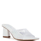 Women's Eugnie Clear Straps Block Heeled Sandals