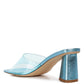 Women's Eugnie Clear Straps Block Heeled Sandals