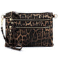 Women's Leopard Clutch & Cross Body Bag