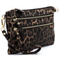 Women's Leopard Clutch & Cross Body Bag