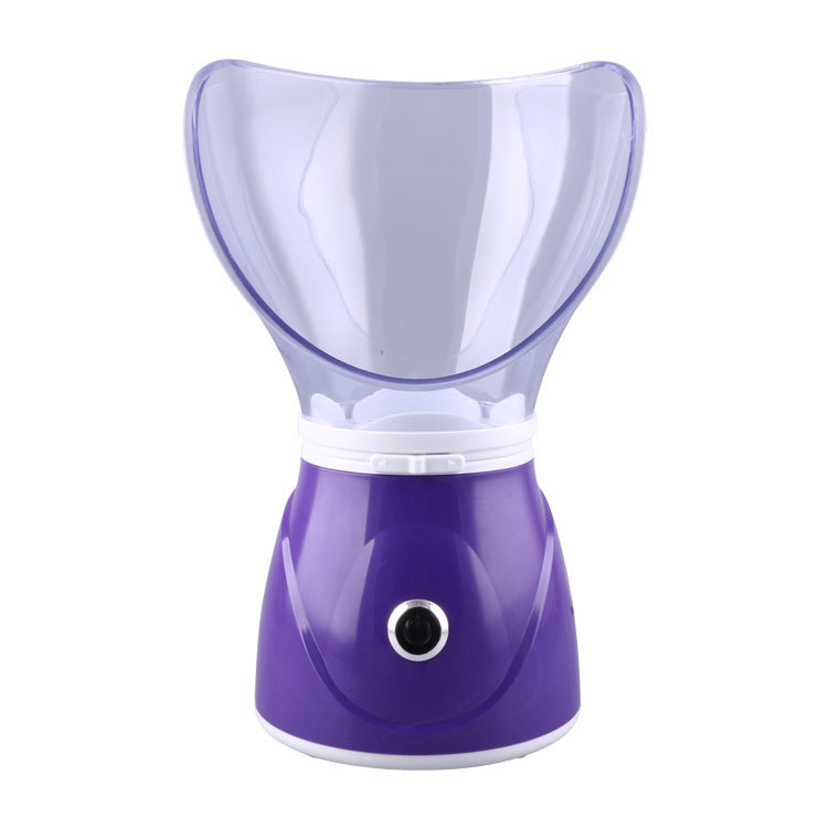 Humidifying and hydrating atomized steam face tester