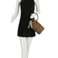 Women's Leopard Cuff Handle Tassel Wristlet Clutch