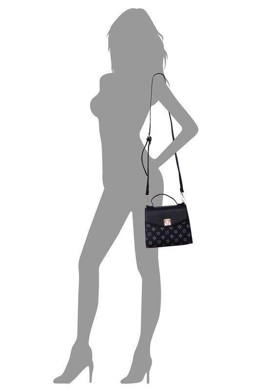 Women's CM Monogram Twist Lock Flap Satchel