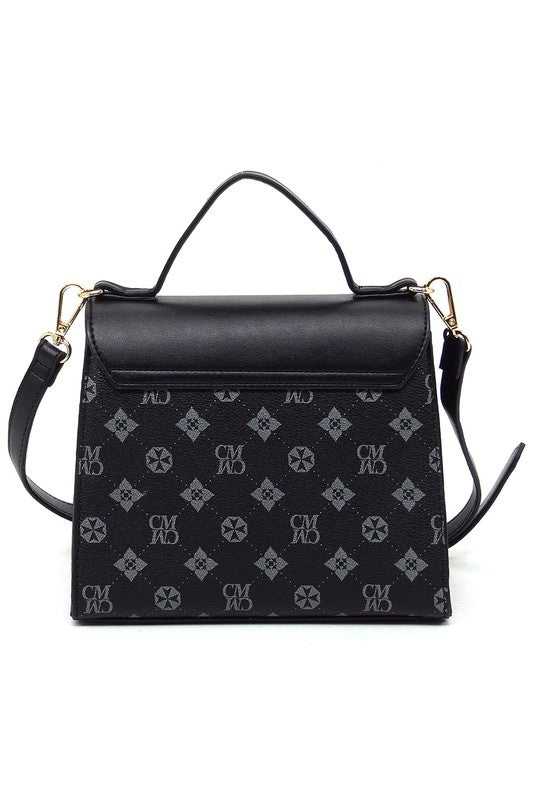Women's CM Monogram Twist Lock Flap Satchel
