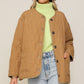 Quilted Puffer Jacket with Pockets