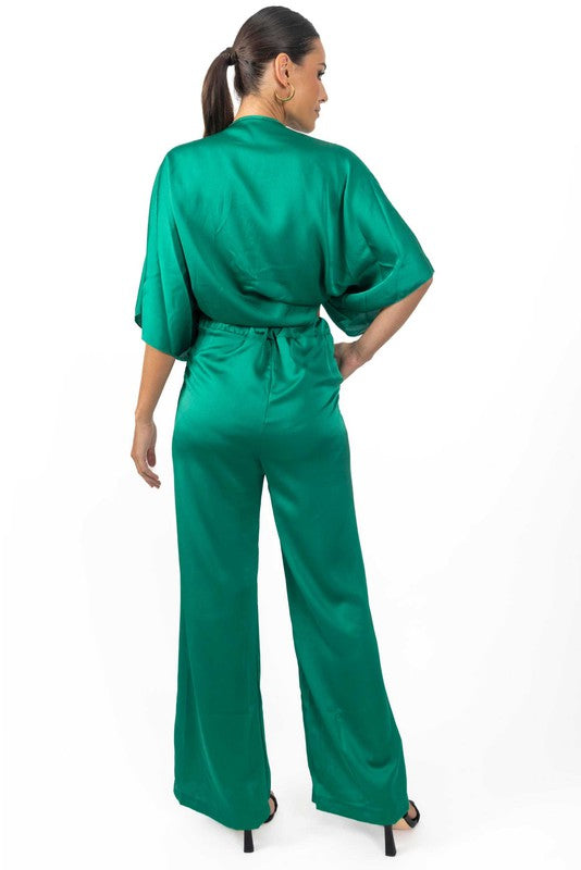 Women's Italian Wisdom Oversized Women's Pants in Green