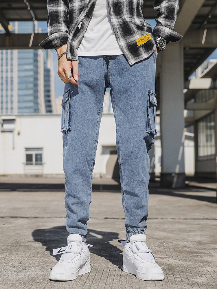 Men's Loose Retro Casual Cargo Pants