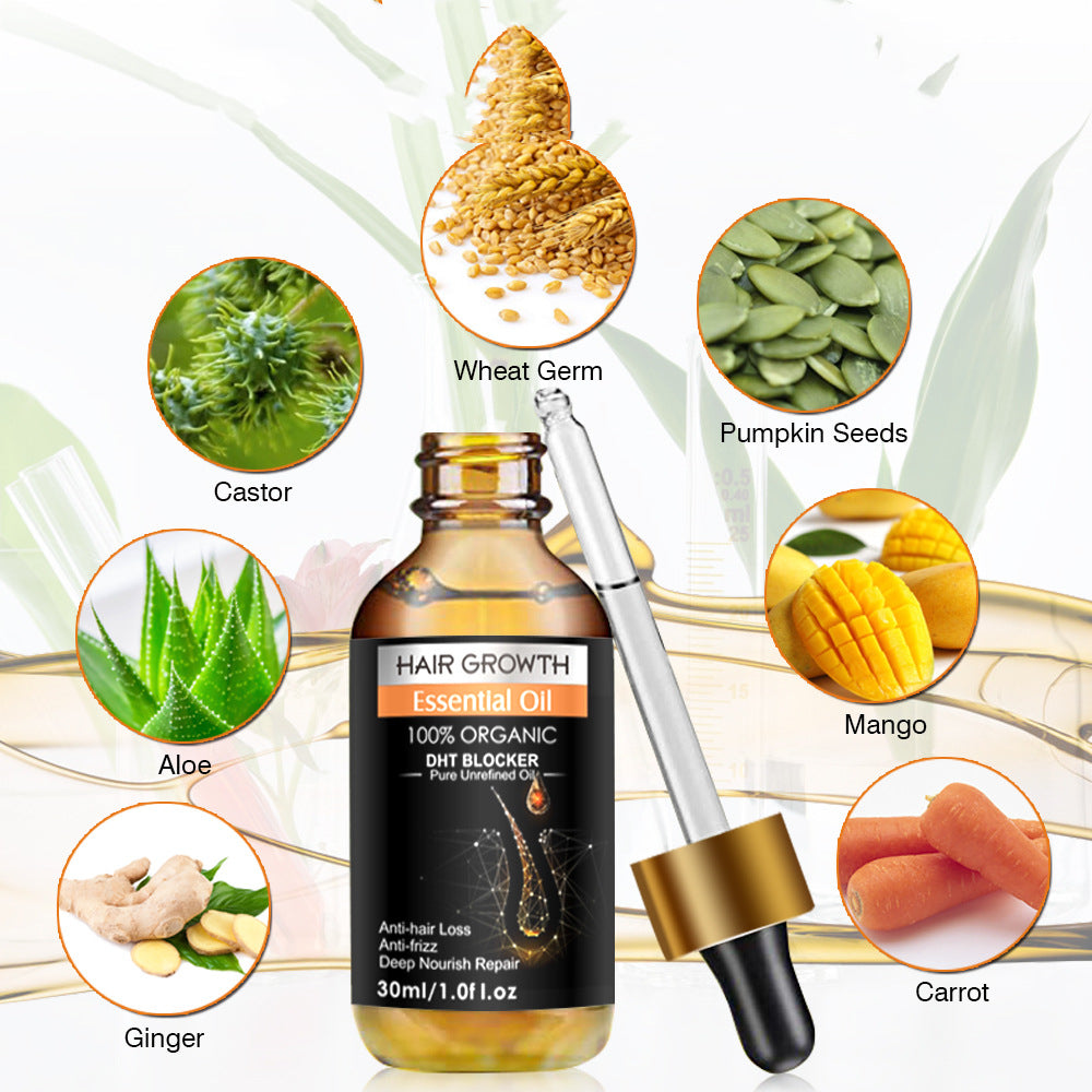 Ginger Hair Essential Oil Improves Circulation Scalp Massage Essential Oil