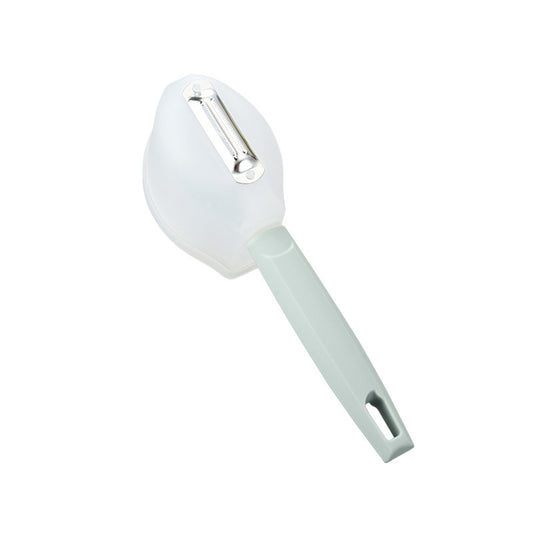 Handle Fruit Vegetable Stainless Steel Kitchen Peeler Gadget with Cup