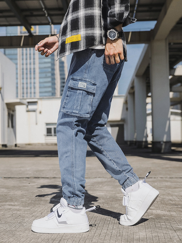 Men's Loose Retro Casual Cargo Pants