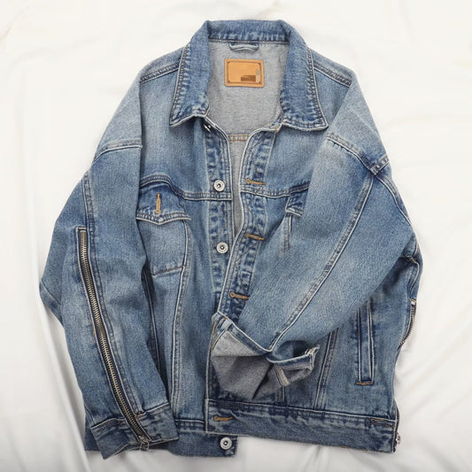 Men's Retro Loose Fit Denim Jacket