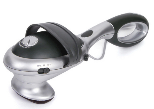 Handheld Shiatsu Acupuncture Electric Light Beam Body Deep Tissue Massage Device
