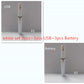 Mini Electric Eyebrow Trimmer Lipstick Brows Pen Hair Remover Painless Razor Epilator with LED Light