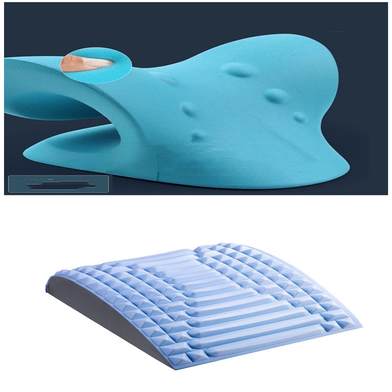 Neck Shoulder Stretcher Relaxer Cervical Chiropractic Traction Device Pillow For Pain Relief