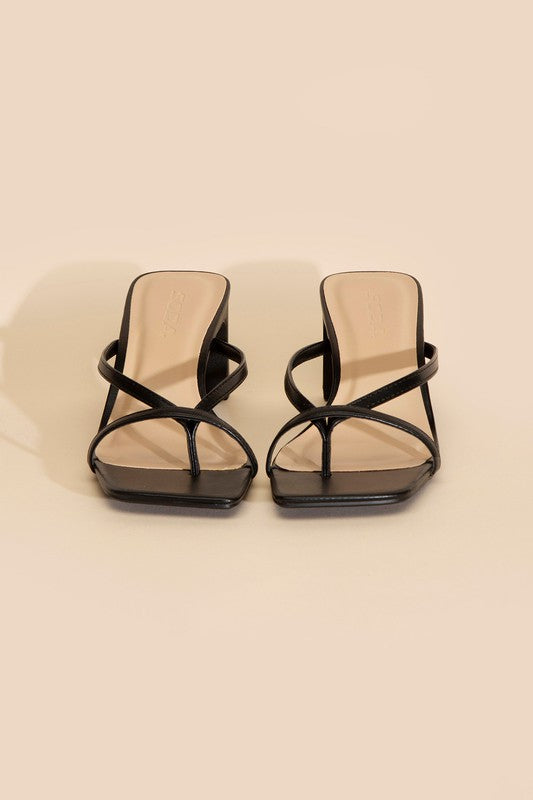 Women's GADGET-S THONG MULE HEELS