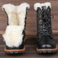 Men's Wool Inner Top Layer Cowhide Upper Boots