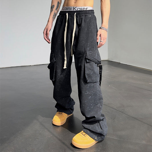 Loose Casual Pants Vintage High Waist