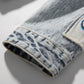 Men's Retro Denim Print Tide Brand Nostalgic Jacket