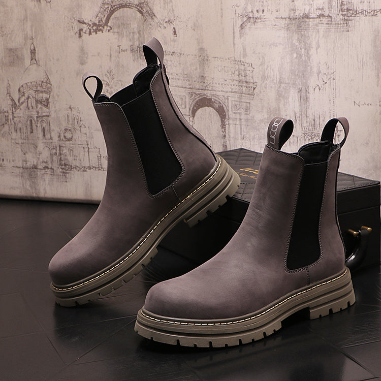 Men's Casual Leather Boots