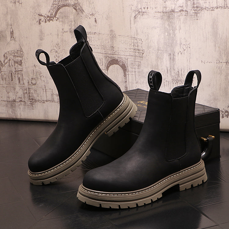 Men's Casual Leather Boots