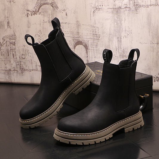 Men's Casual Leather Boots