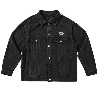 Men's Hooded Casual Retro Denim Jacket