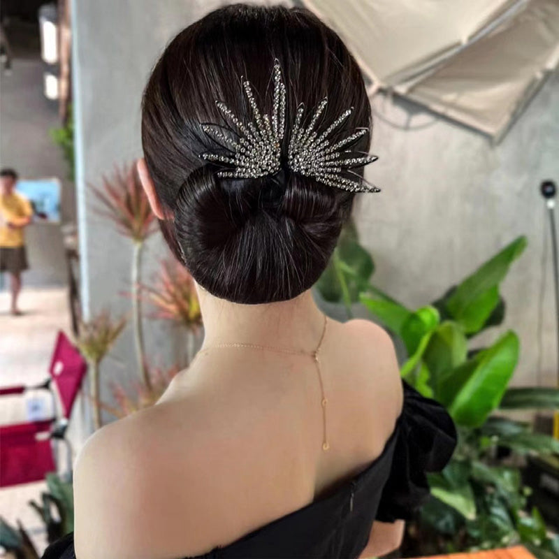 Hair Curler Fish Tail Elegant Flower Easy Bun Maker