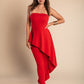 Women's Italian Emma Red Jumpsuit